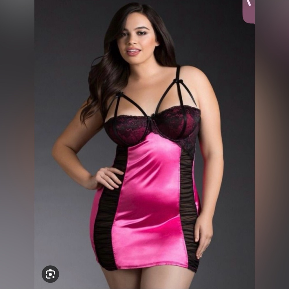Torrid Pink Lingerie Chemise